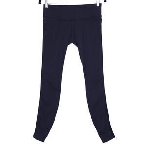 LULULEMON High Times Crop Legging Mesh Black Stretch Training Active Women's 8